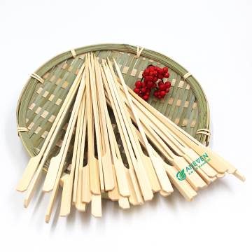 Anhui EVEN Natural Disposable Compostable Kebab Barbecue Bamboo Gun Skewer With Custom Logo